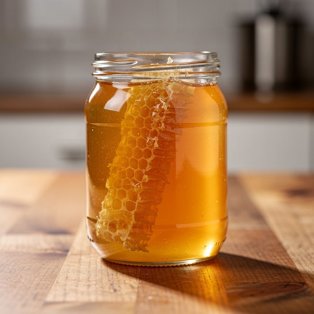 Raw Honeycomb Jar