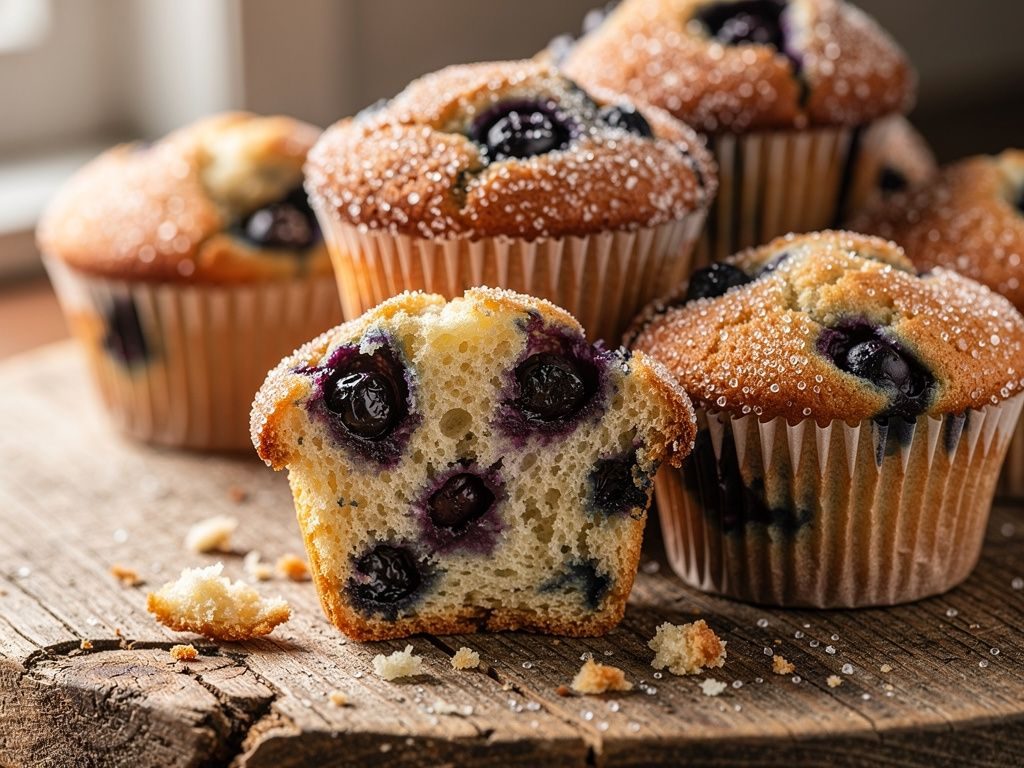 Bakery-Style Blueberry Muffins