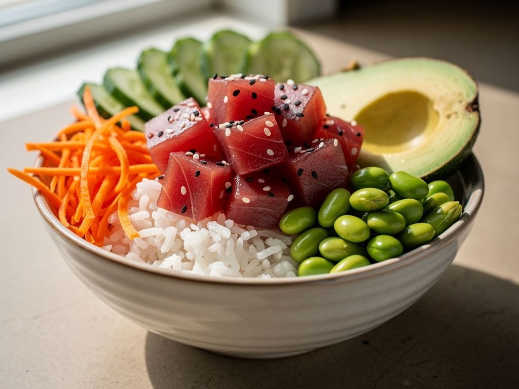 Fresh Tuna Poke Bowl