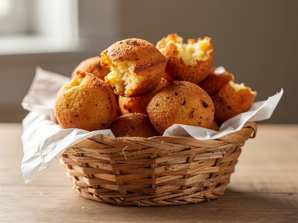 Golden Cornmeal Hush Puppies