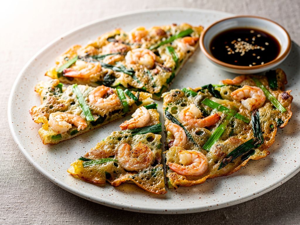Haemul Pajeon (Seafood Scallion Pancake)