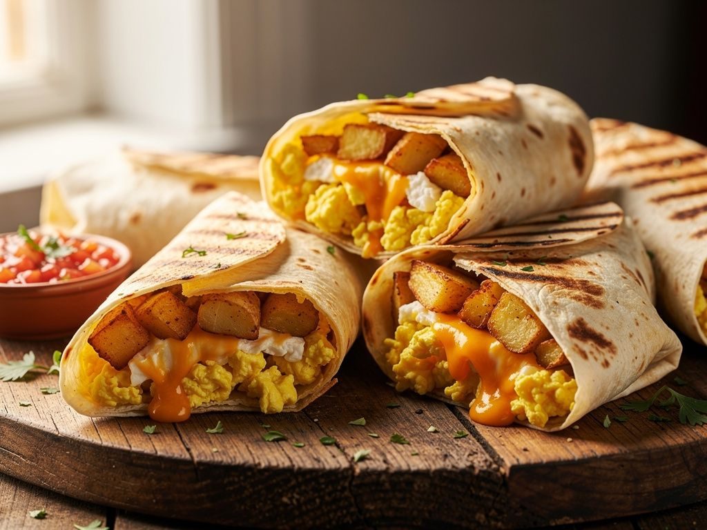Loaded Breakfast Burritos