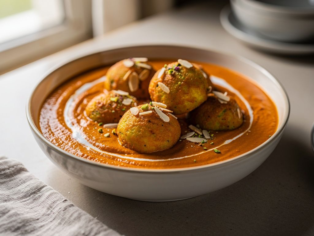 Malai Kofta (Paneer Dumplings in Creamy Gravy)